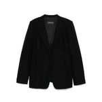 Emporio Armani lurex-detail crepe blazer EW002206AF12528UC001-P25