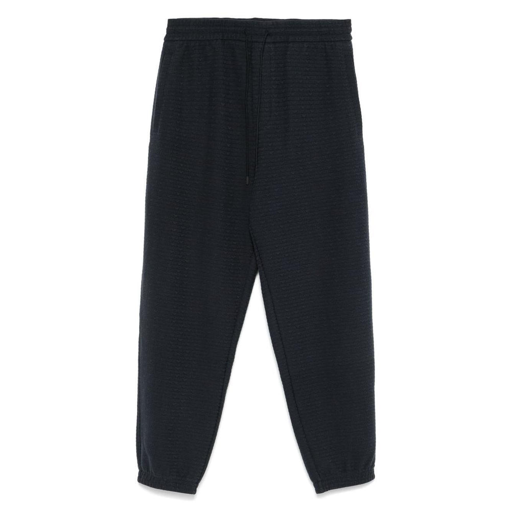 Emporio Armani ASV Lyocell blend jersey joggers with all-over lettering EM001106AF13700UB118-P25