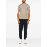 Emporio Armani ASV Lyocell blend jersey joggers with all-over lettering EM001106AF13700UB118-P25