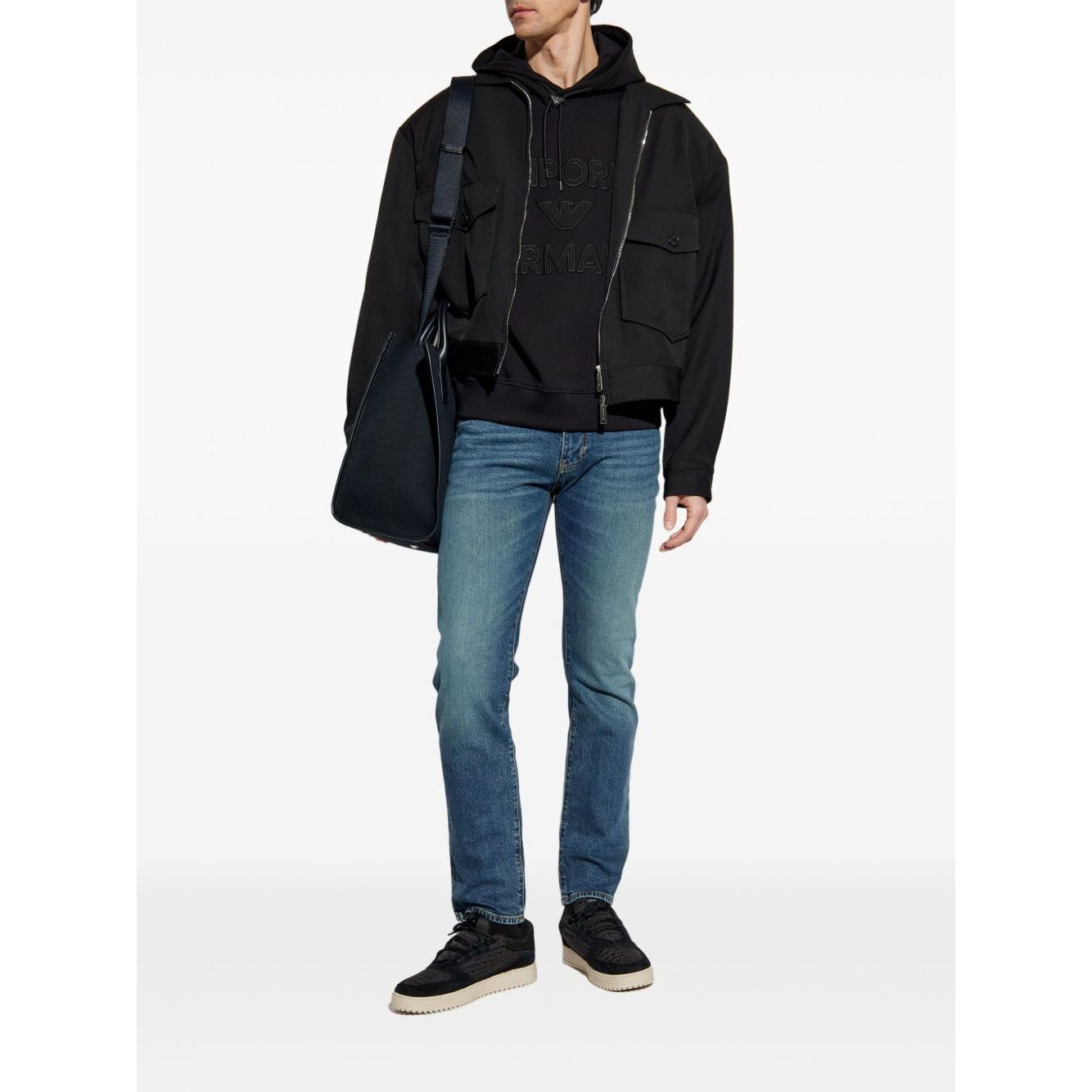 Emporio Armani Sweaters Black Topwear