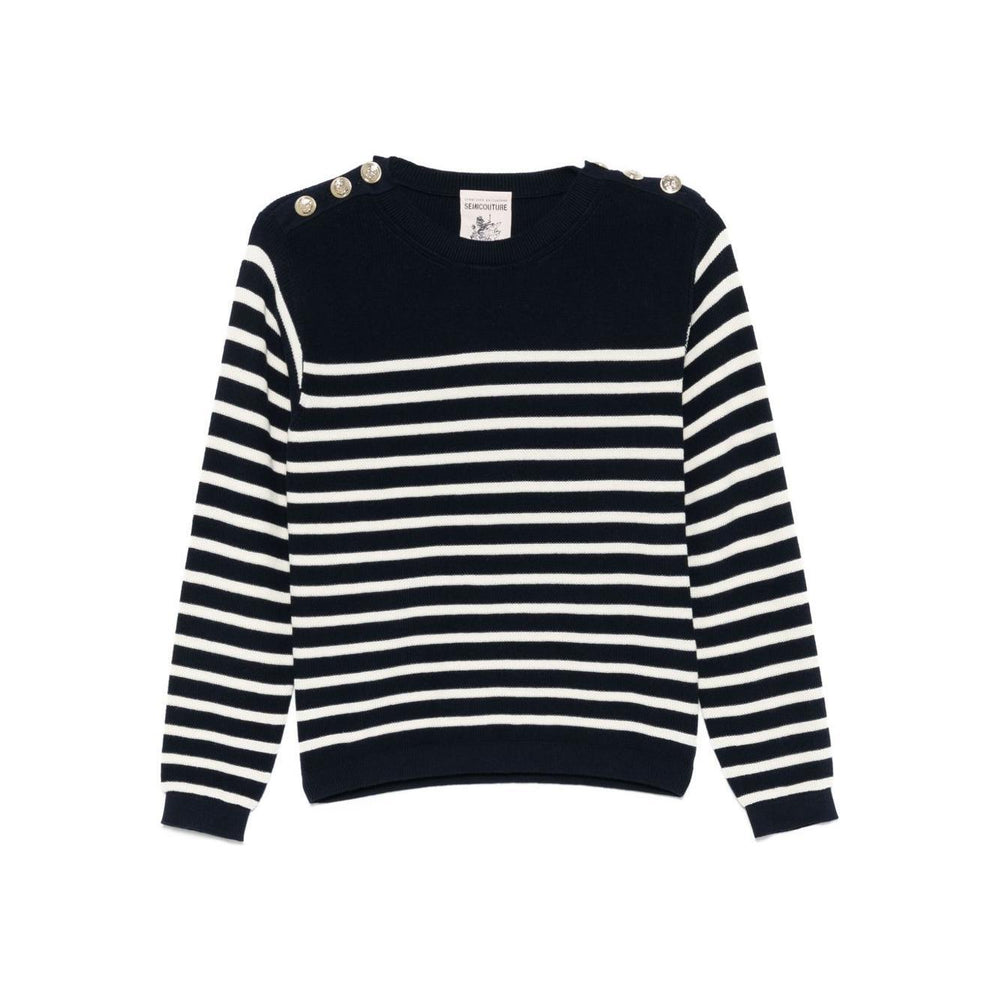 Semicouture Sweaters Blue Y5SD06K92-A-P25