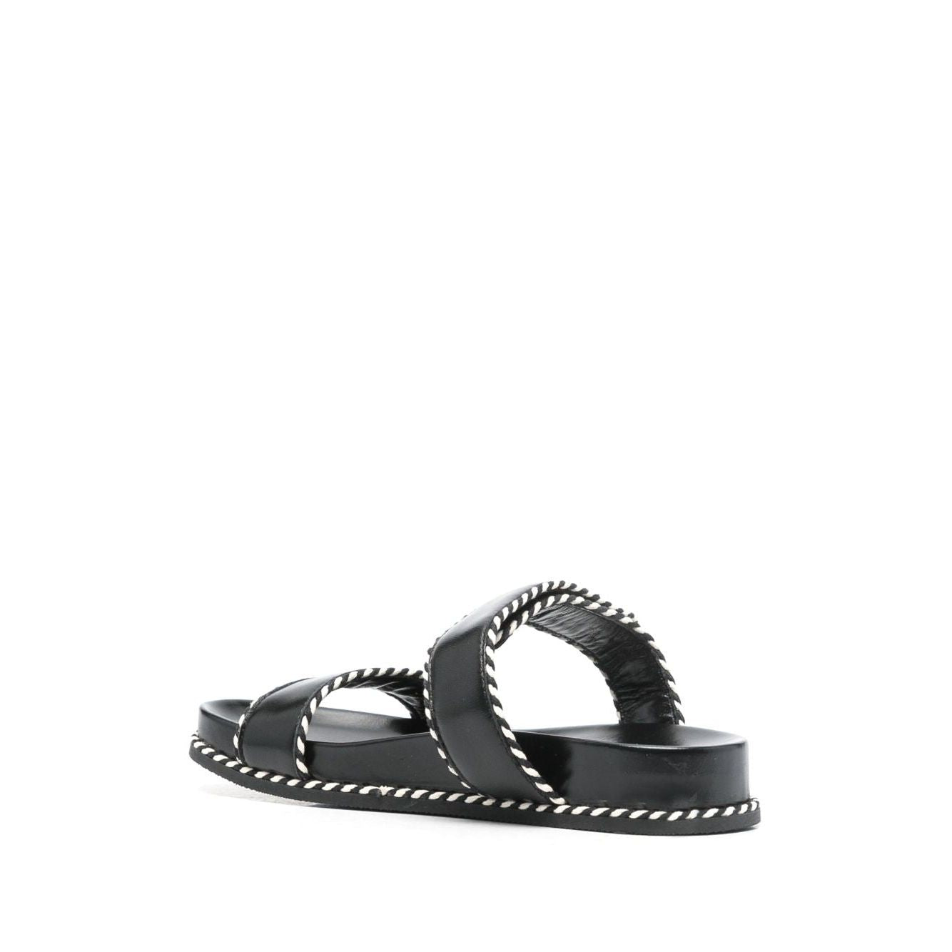 EMPORIO ARMANI EXCLUSIVE Emporio Armani Sandals with nappa strap and two-tone profiles Sandals