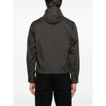 Emporio Armani Blouson with internal nylon bib jacquard all-over lettering EM001003AF15384U8168-P25