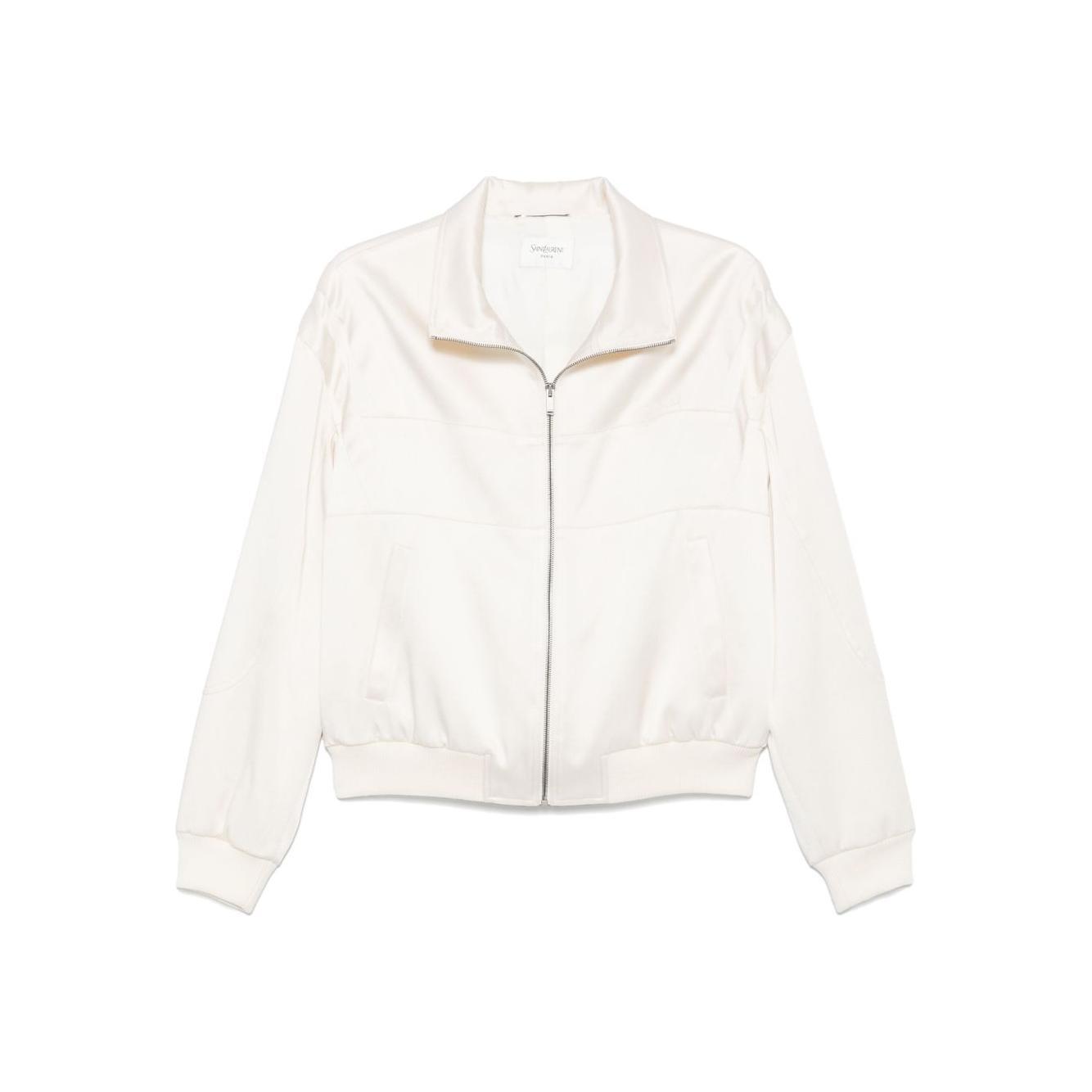 Saint Laurent satin Bomber Jacket 779952Y3G369601-P25