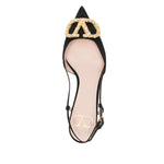 Valentino Garavani VLogo Slingback Pumps 40 Medium Heel