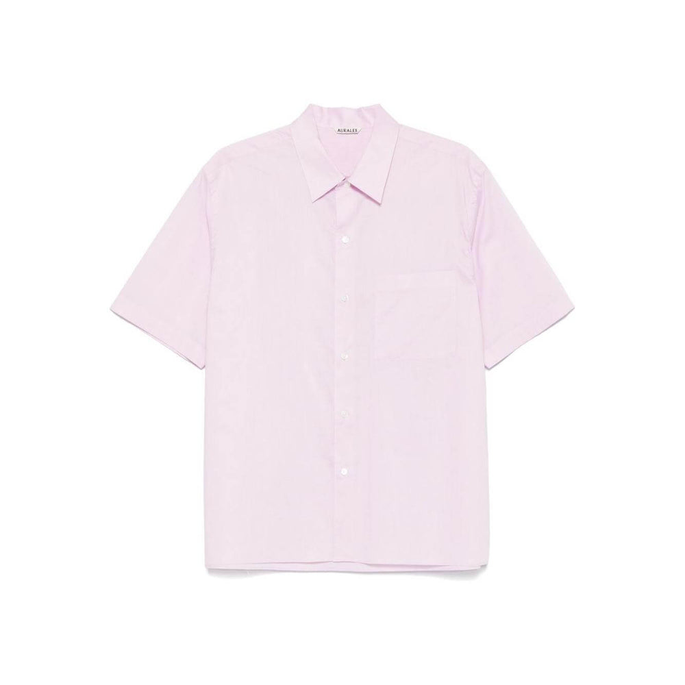 AURALEE Shirts Pink A25SS03TLLIGHTPINK-P25