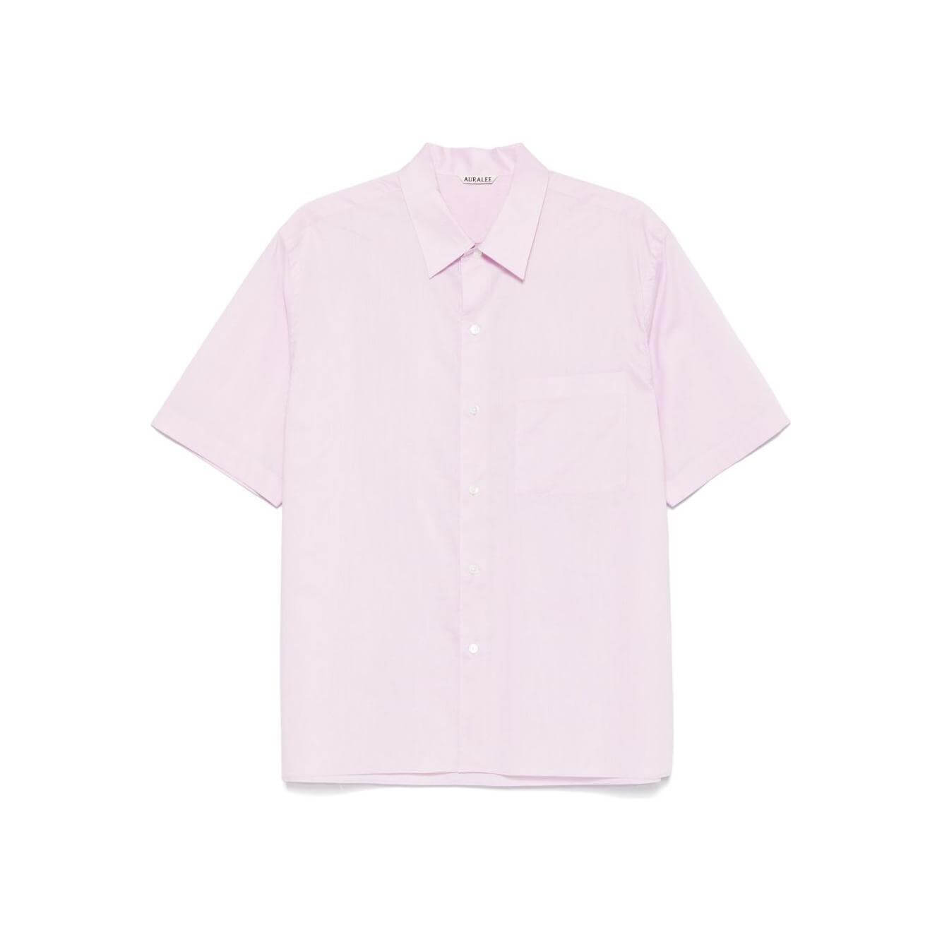 AURALEE Shirts Pink A25SS03TLLIGHTPINK-P25