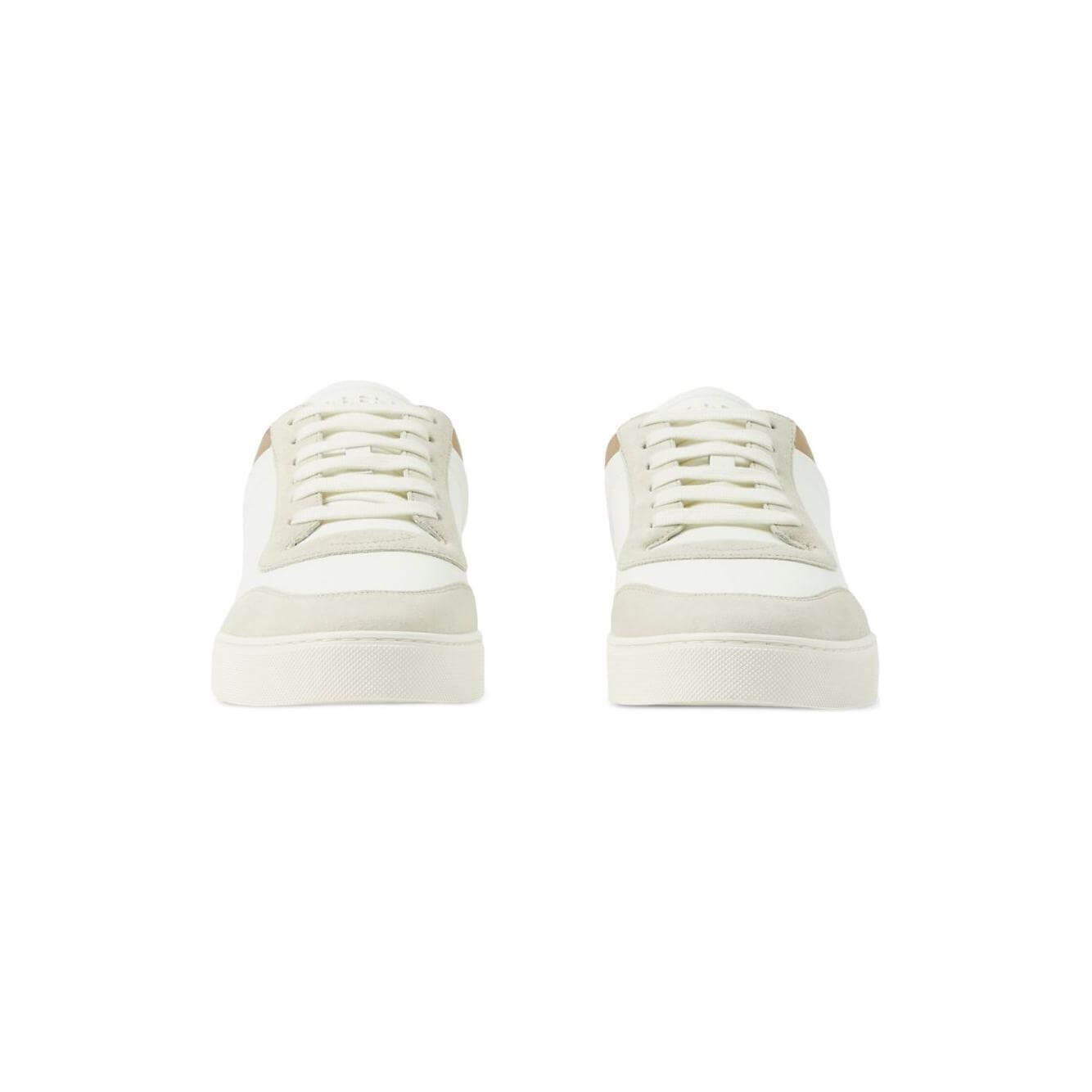 Burberry Leather, suede and check sneakers 8069089A9022-AI25