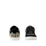 Burberry Leather, suede and check sneakers 8070818A7626-AI25