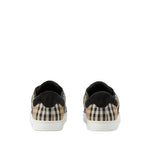 Burberry Leather, suede and check sneakers 8070818A7626-AI25