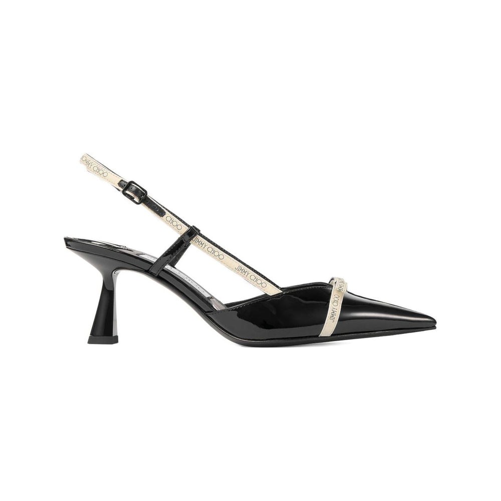 Jimmy Choo With Heel Black CAMILA65JGWBLACK/BUTTERMILK/BLACK-AI25