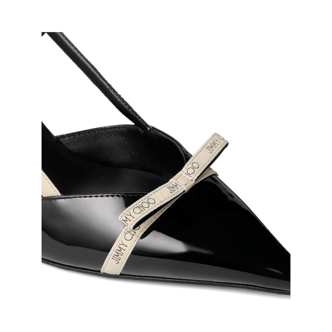 Jimmy Choo With Heel Black CAMILA65JGWBLACK/BUTTERMILK/BLACK-AI25