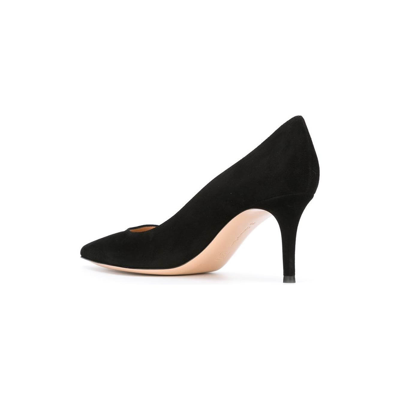 Gianvito Rossi With Heel Black G2677070RICCAMNERO-AI25