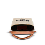 Balmain B-Army canvas vanity case DN1BG921TCFEGEM-AI25