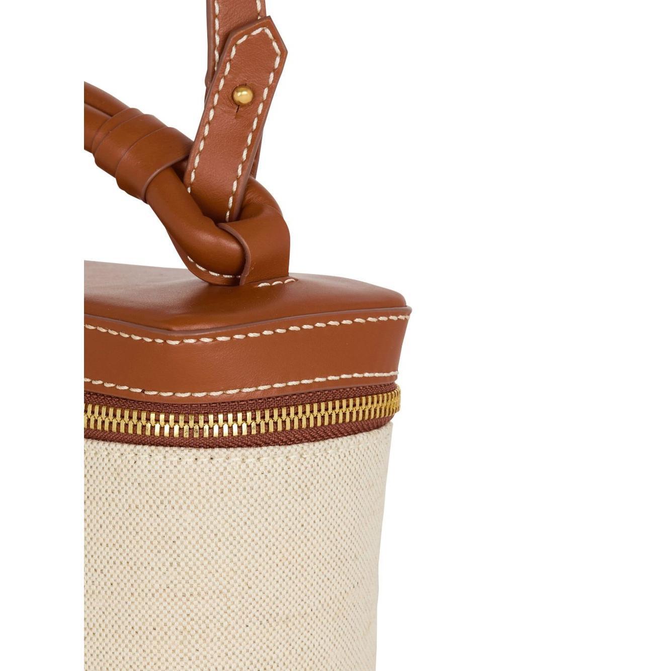 Balmain B-Army canvas vanity case DN1BG921TCFEGEM-AI25