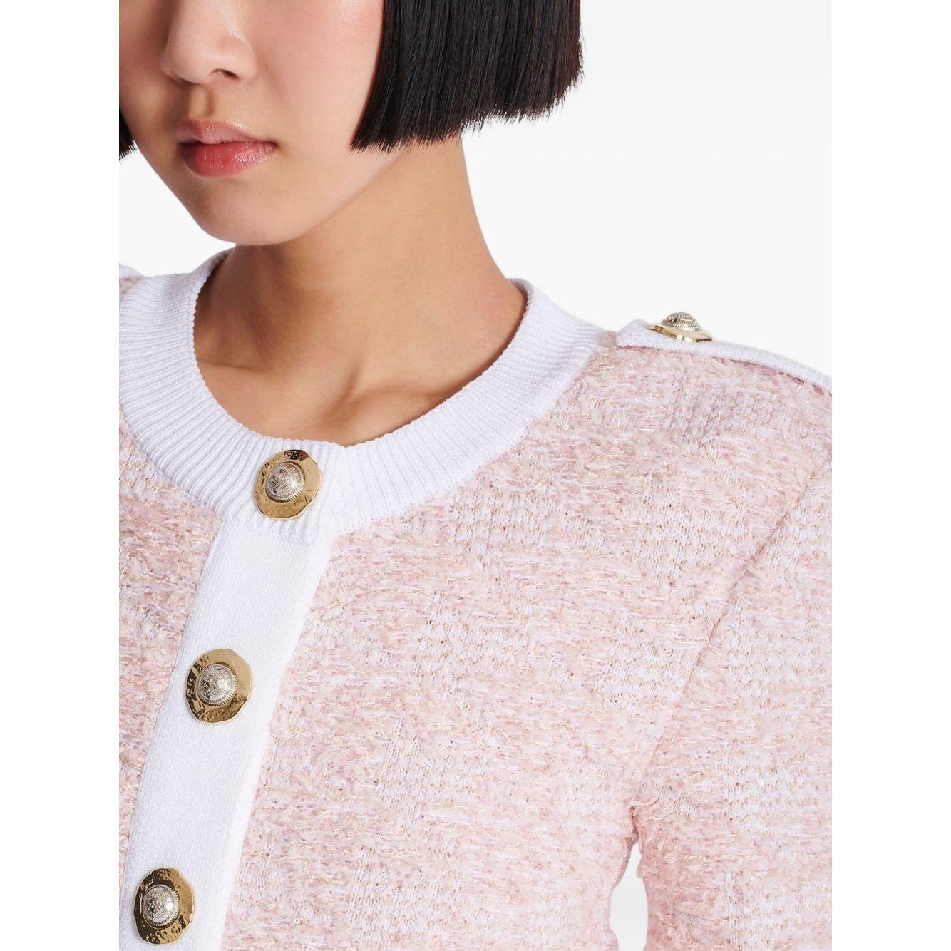 Balmain Cropped cardigan FF1KL235KI72OIN-AI25