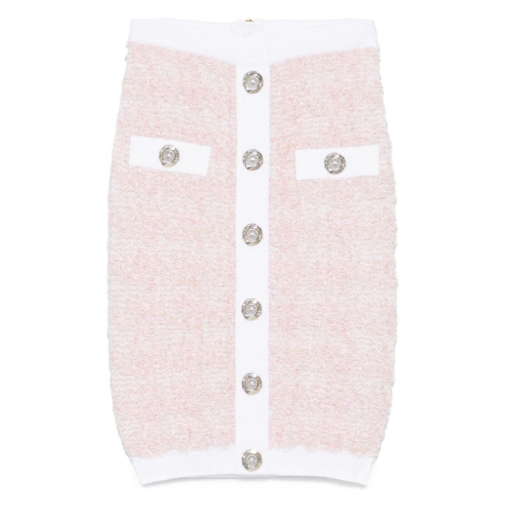 Balmain Tweed pencil skirt FF1LC016KI72OIN-AI25