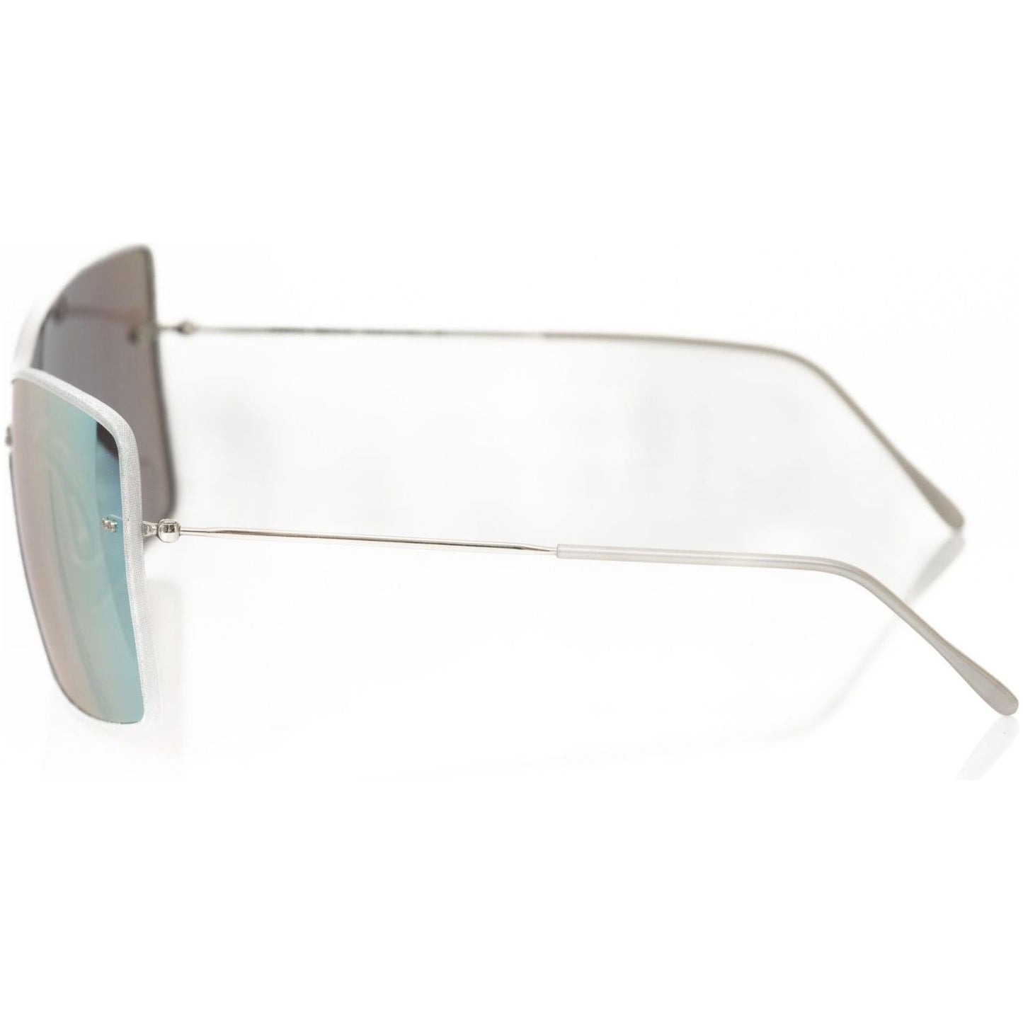 Frankie Morello Silver Metallic Women Sunglass FR-22091