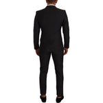 Dolce & Gabbana Black MARTINI Single Breasted 2 Piece Suit KOS1782#