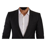 Dolce & Gabbana Black MARTINI Single Breasted 2 Piece Suit KOS1782#