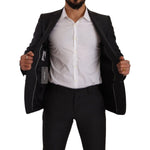 Dolce & Gabbana Black MARTINI Single Breasted 2 Piece Suit KOS1782#