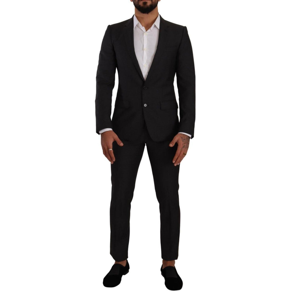 Dolce & Gabbana Black MARTINI Single Breasted 2 Piece Suit KOS1782#