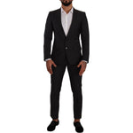 Dolce & Gabbana Black MARTINI Single Breasted 2 Piece Suit KOS1782#