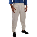 Dolce & Gabbana Off White Cotton Corduroy Cargo Pants PAN72945 - 48