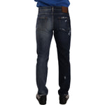 Dolce & Gabbana Blue Cotton Regular Denim Trousers Jeans PAN72884 - 48