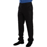 Dolce & Gabbana Gray Wool Silk Dress Trouser Dress Pants PAN72940- 54