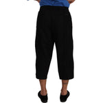 Dolce & Gabbana Black Cotton Torero Cropped Short Trouser Pants PAN72940 - 50