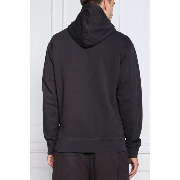 Hugo Boss Elegant Dark Blue Cotton Hooded Sweatshirt 9001071103