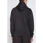 Hugo Boss Elegant Dark Blue Cotton Hooded Sweatshirt 9001071103