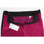 Dolce & Gabbana Pink Black Above Knees Cotton Stretch Skirt SKI30858- 38