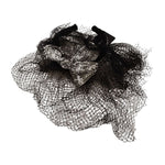 Dolce & Gabbana Black Logo Sequined Fascinator Diadem Headband SMY100876