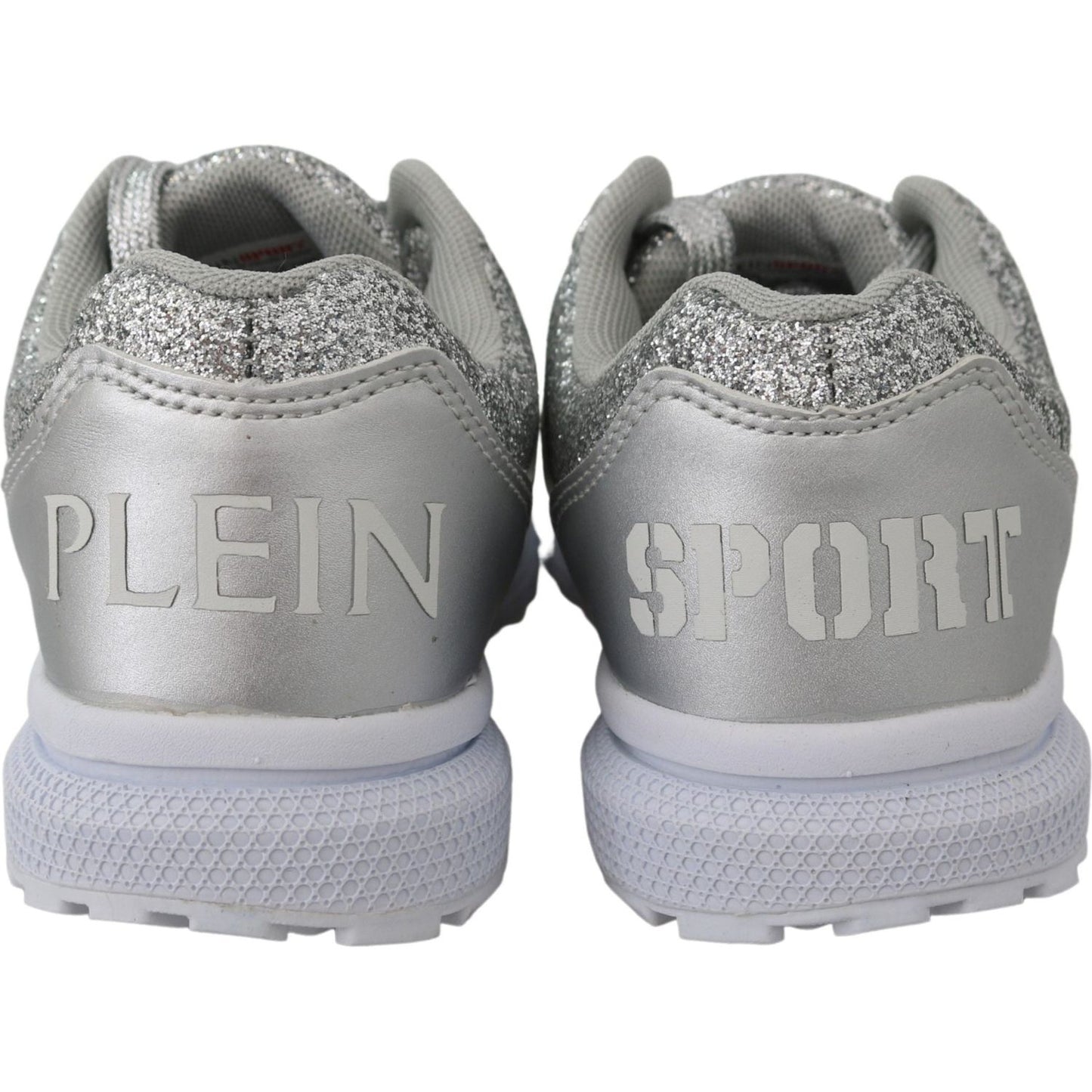 Plein Sport Chic Silver Runner Jasmines Sneakers 4059623083170