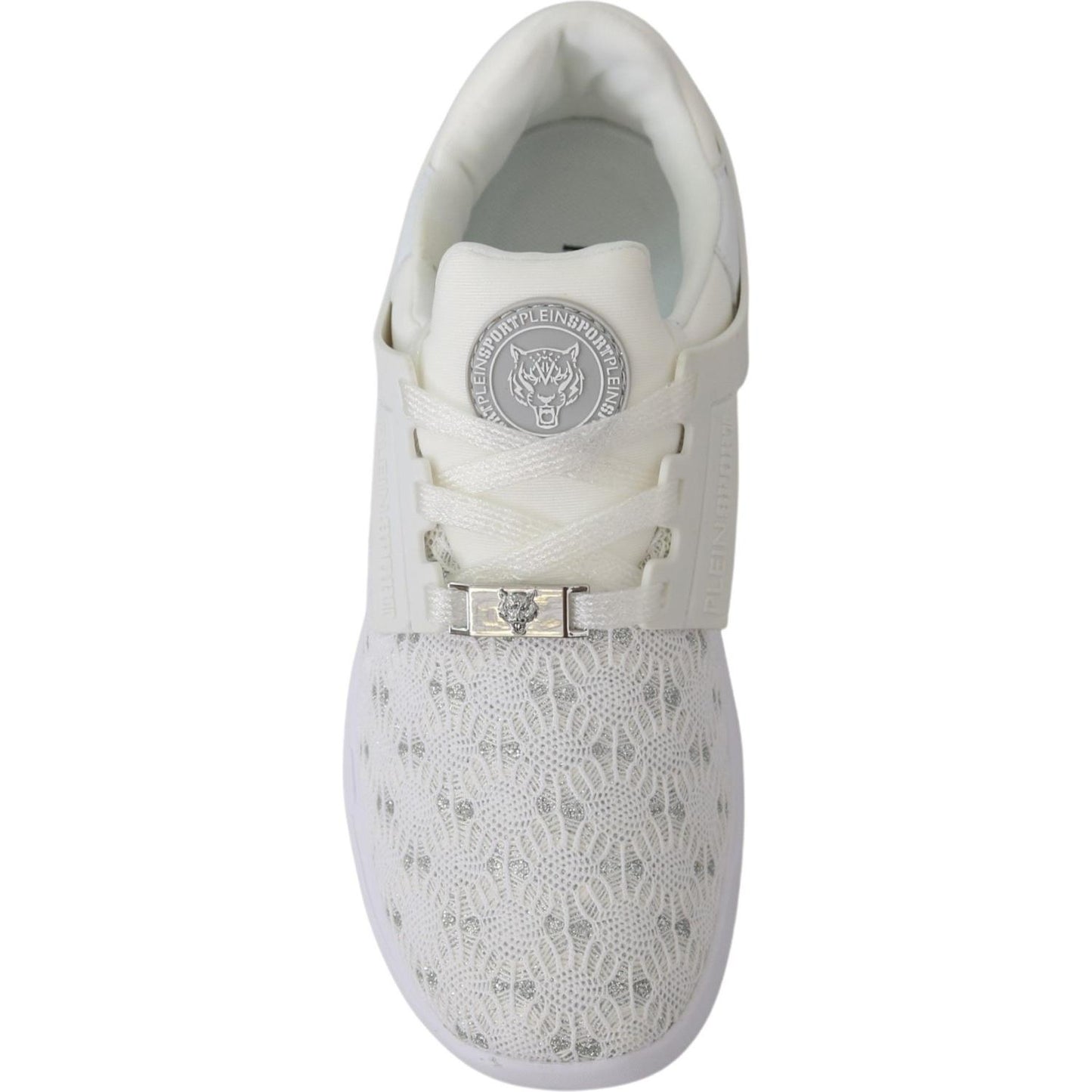 Plein Sport Sleek White Runner Beth Sport Sneakers 4059623086195