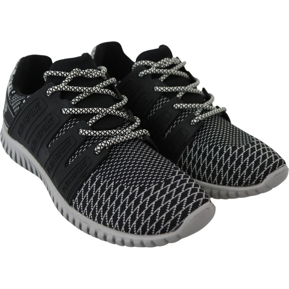 Plein Sport Exclusive Runner Mason Sneakers - Jet Black Plein Sport Black