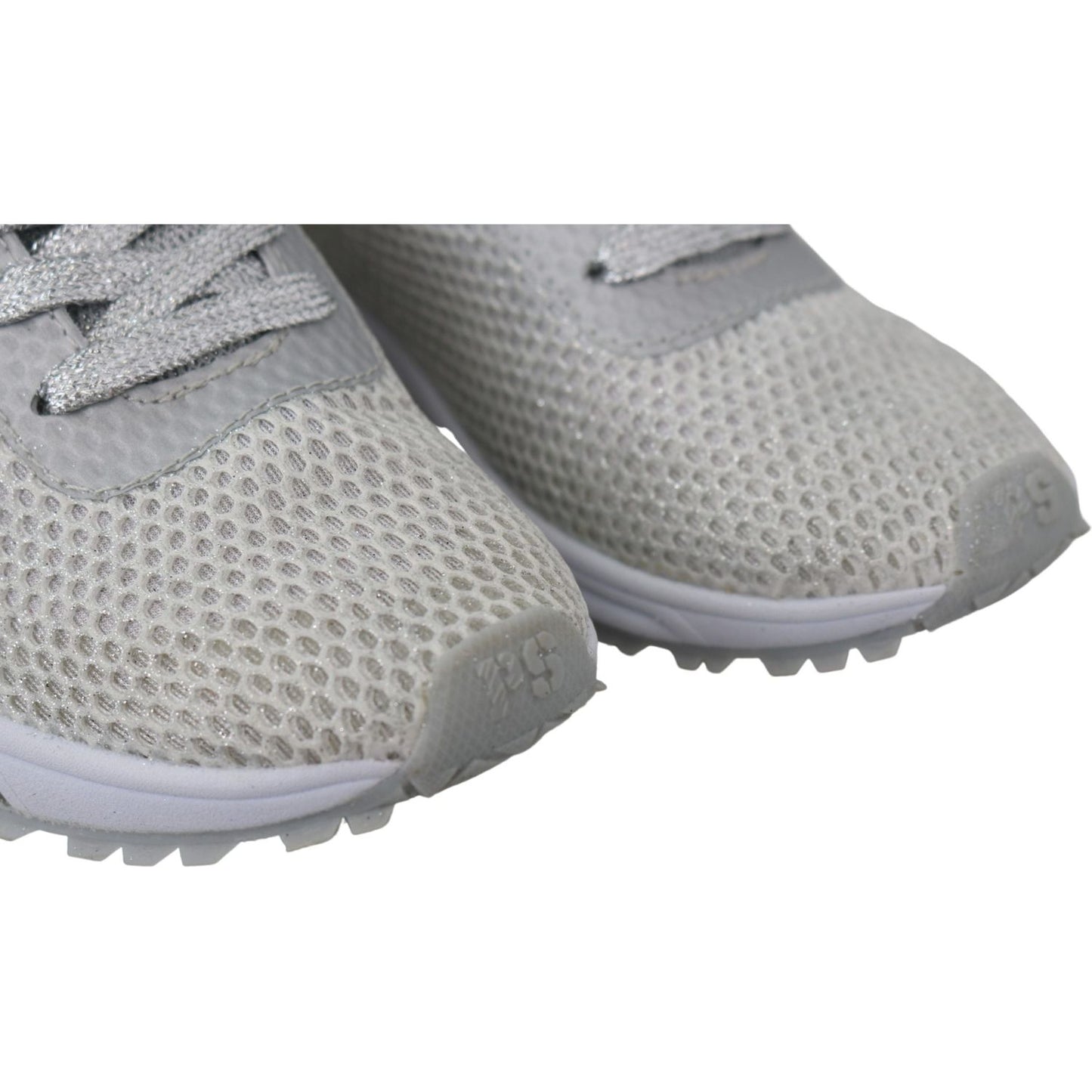 Plein Sport Glamorous Silver Gretel Sport Sneakers 4059623082128