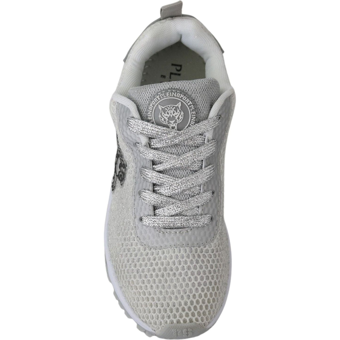 Plein Sport Glamorous Silver Gretel Sport Sneakers 4059623082128