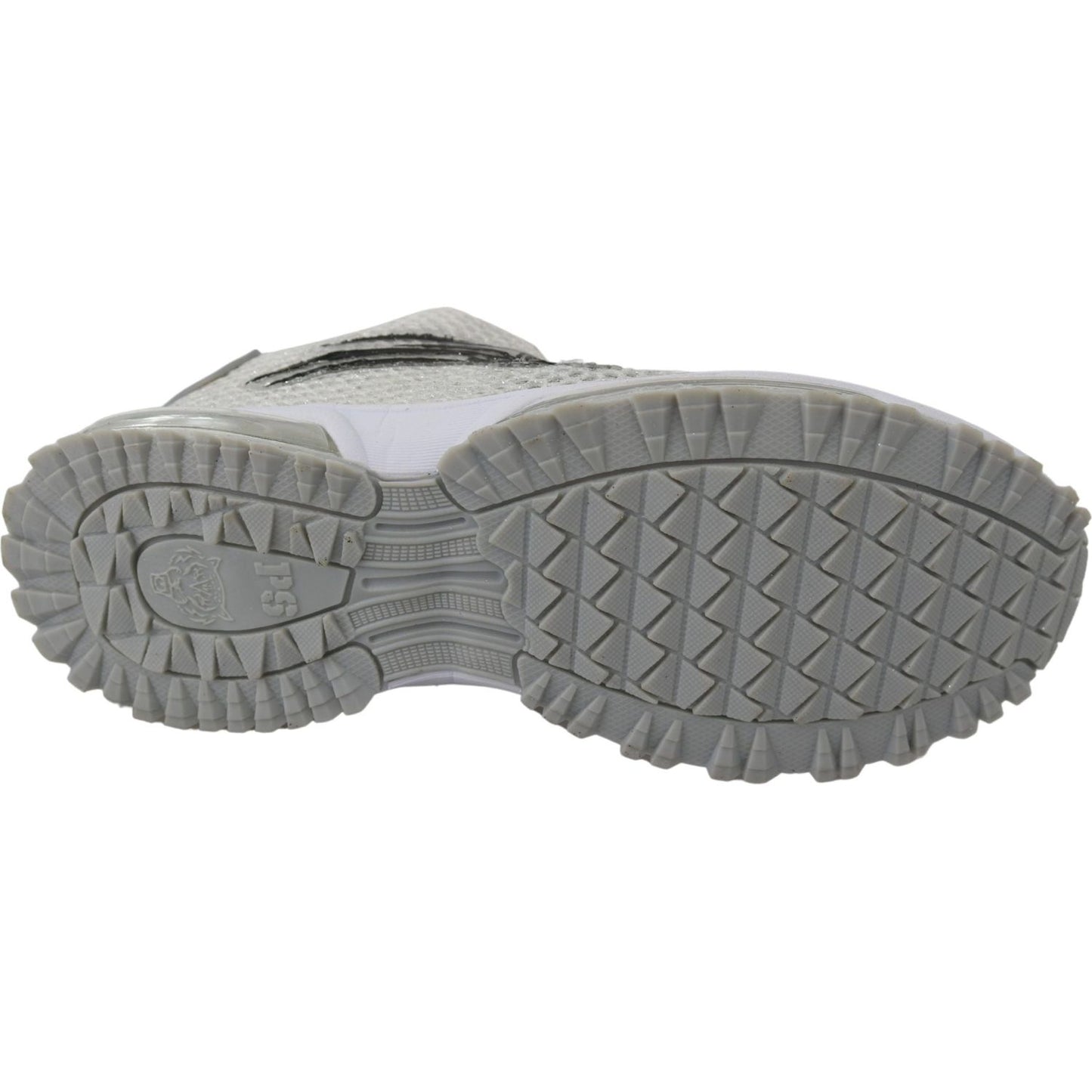 Plein Sport Glamorous Silver Gretel Sport Sneakers 4059623082128