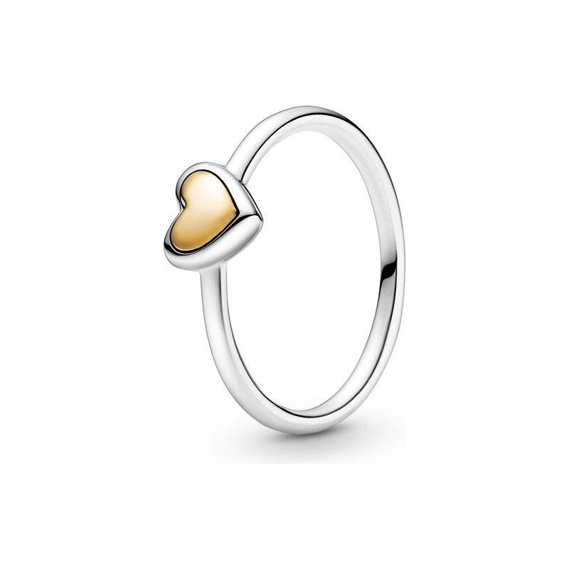 PANDORA JEWELS Mod. GOLDEN HEART - RING - Size 52 199396C00-52