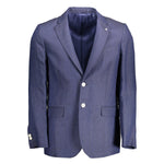 Gant Elegant Blue Linen Classic Jacket GA2016164-XL-FBB-80