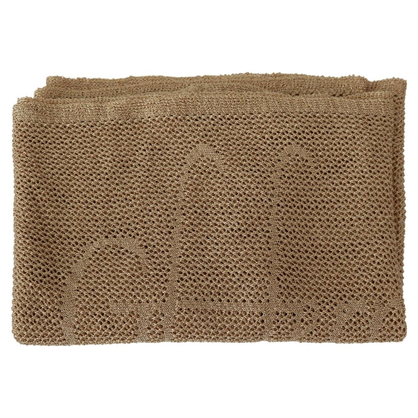 GF Ferre Brown Neck Wrap Winter Shawl Foulard Scarf MS1638