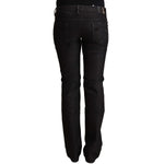 Costume National Black Cotton Low Waist Skinny Jeans PAN70736 - 25