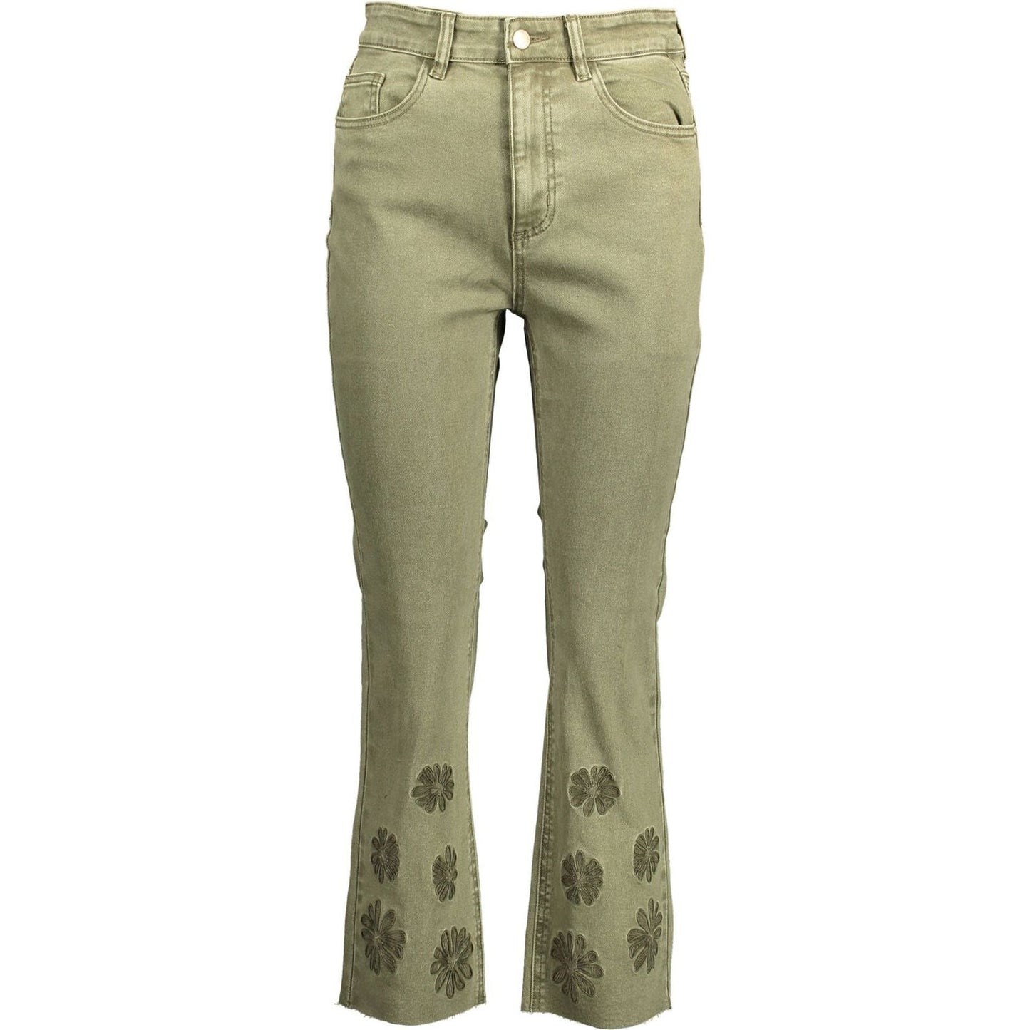 Desigual Green Cotton Women Jeans DE-14481-W36-FBB-268