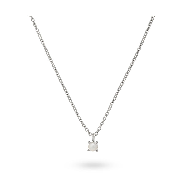 24KAE JEWELS JEWELRY Mod. 32405S elegant necklace with gemstone pendant on white background.