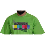 Dolce & Gabbana Green Cotton DG CHANNEL Top T-shirt TSH83057- 48