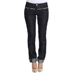 Acht Blue Denim Cotton Bottoms Straight Fit Jeans SIG30155-1