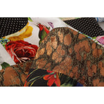 Dolce & Gabbana Multicolor Pachwork Floral Sheath Jaquard Mini Gown Dress DR28698- 36